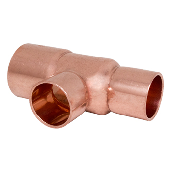 TEE DE COBRE REDUCCION 3/4X1/2X1/2" (711-R)